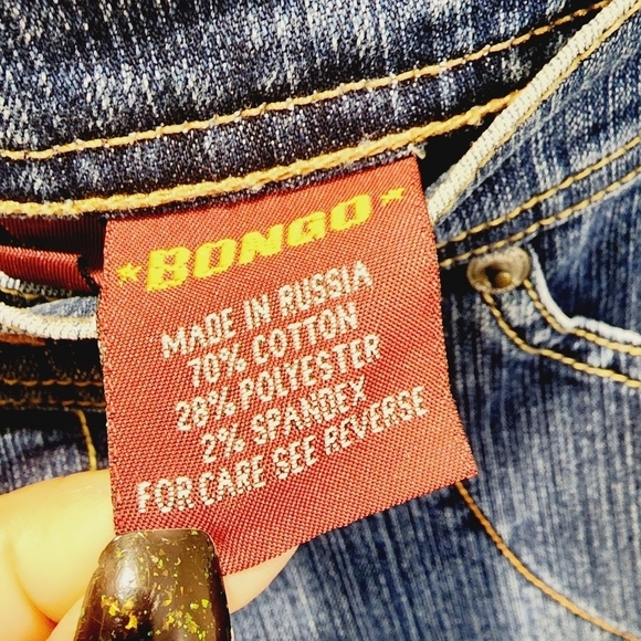 BONGO women's washed blue boot cut jeans size 9 - Picture 5 of 11